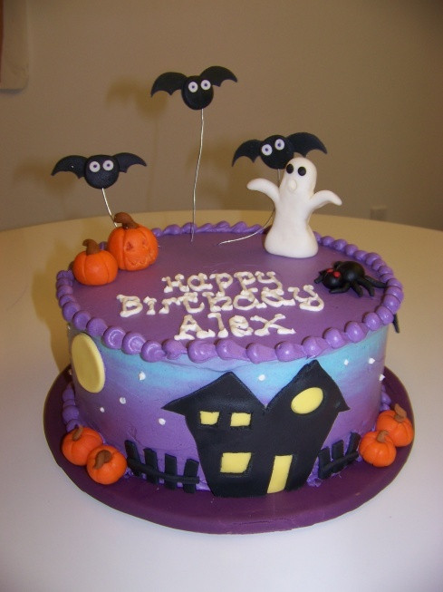 Halloween Themed Birthday Cakes
 Halloween Themed Birthday cake