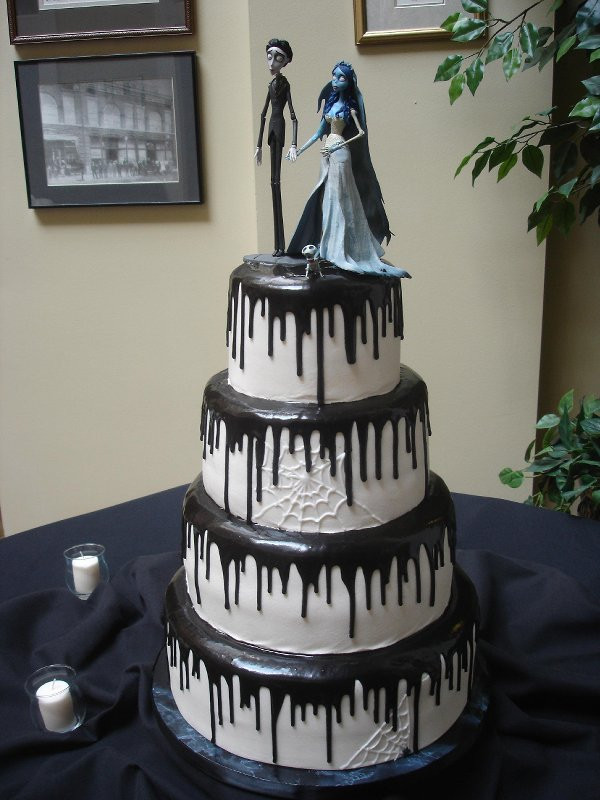 Halloween Themed Wedding Cakes
 Halloween Themed Wedding Cakes