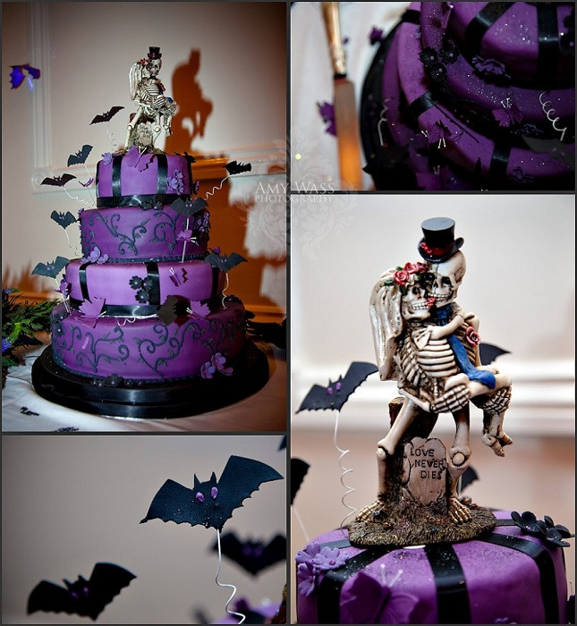 Halloween Themed Wedding Cakes
 Wedding Trends Halloween and Fall Wedding Themes