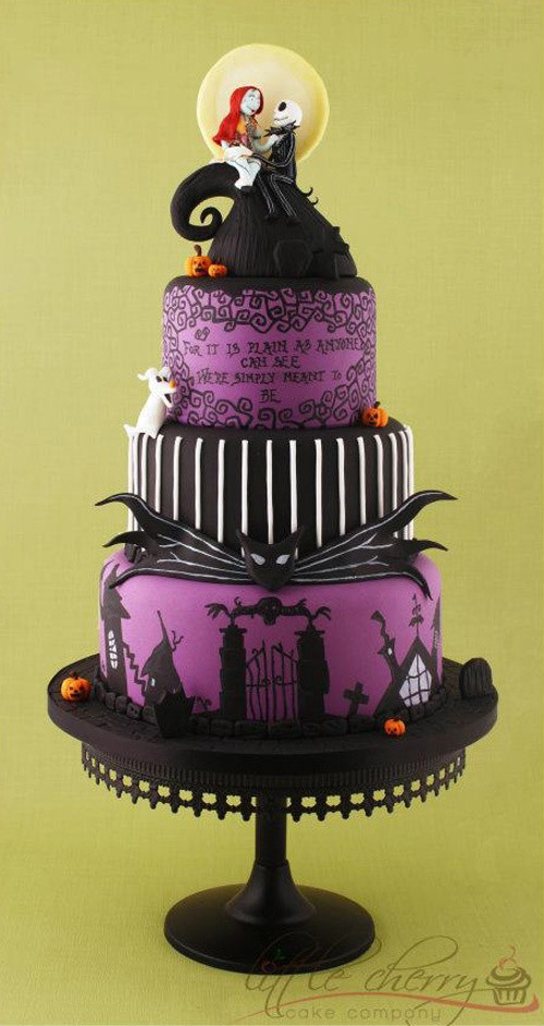 Halloween Wedding Cakes Ideas
 40 Original Halloween Wedding Cakes Weddingomania