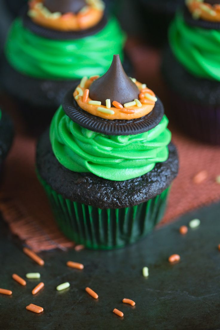 Halloween Witch Cupcakes
 Best 25 Halloween cupcakes ideas on Pinterest