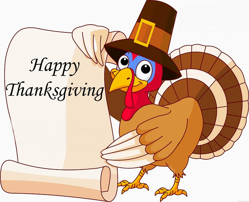 Happy Thanksgiving Turkey Clipart
 Happy Thanksgiving From All of Us at Foxcroft Academy