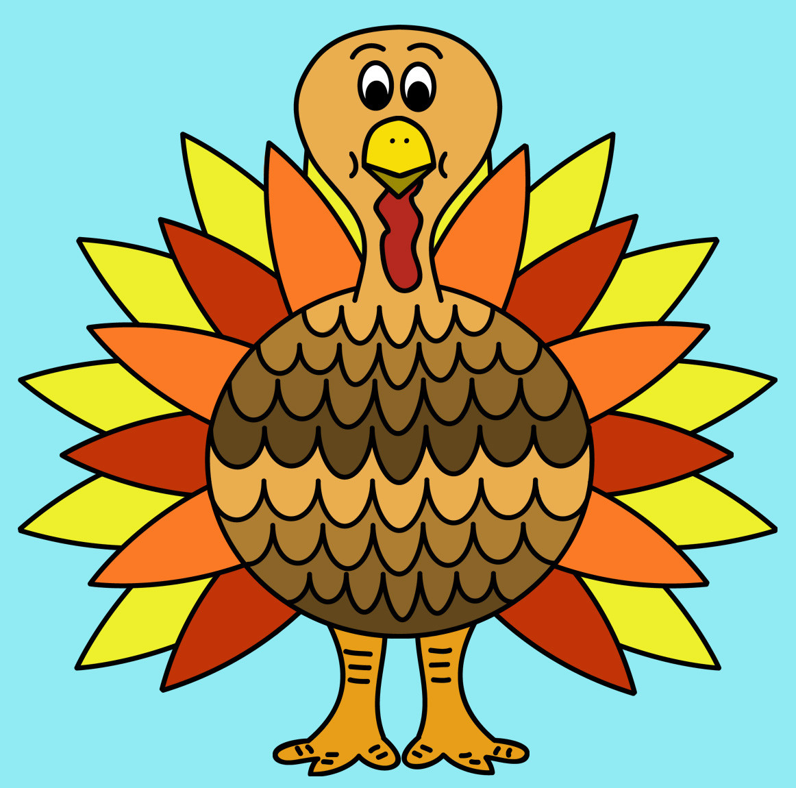 Happy Thanksgiving Turkey Clipart
 Thanksgiving clip art Thanksgiving clipart Download free