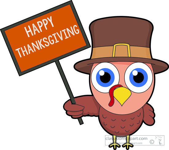 Happy Thanksgiving Turkey Clipart
 Blog Sojourner Recovery