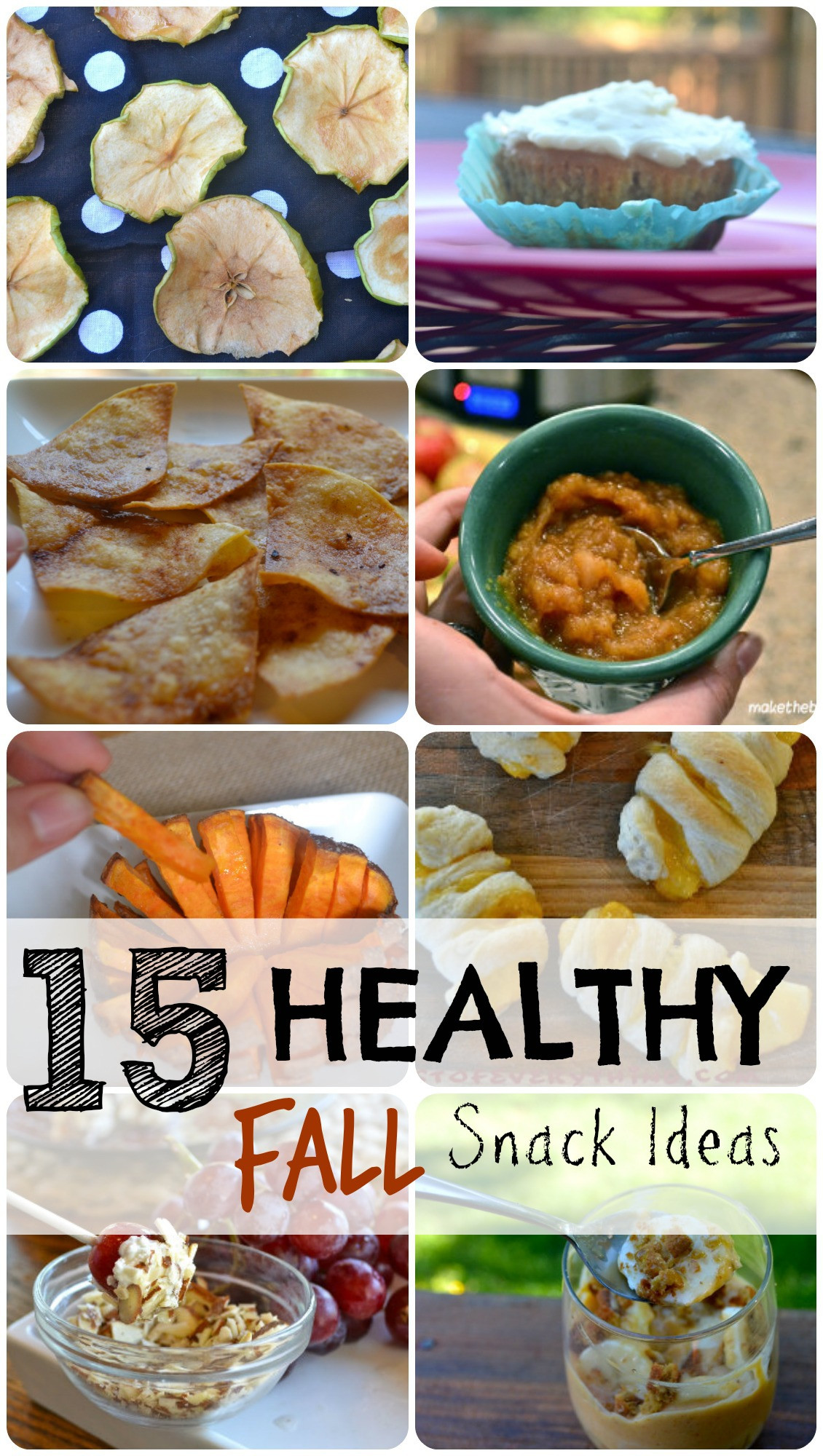 Healthy Fall Snacks
 15 Healthy Fall Snacks and a Cash Giveaway – Make the