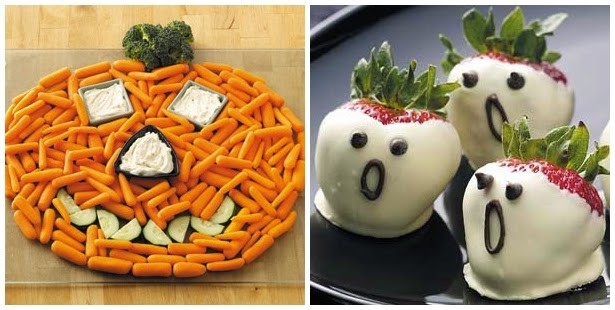 Healthy Halloween Appetizers
 A Fit Chick Named Nick Healthy Halloween Treats