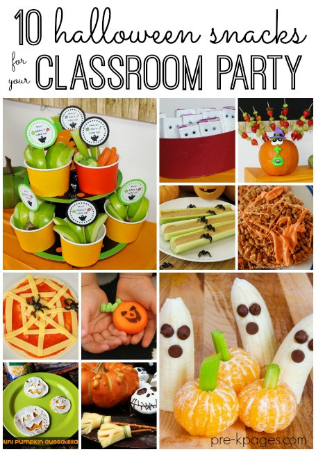 Healthy Halloween Snacks
 Classroom Halloween Party Snacks