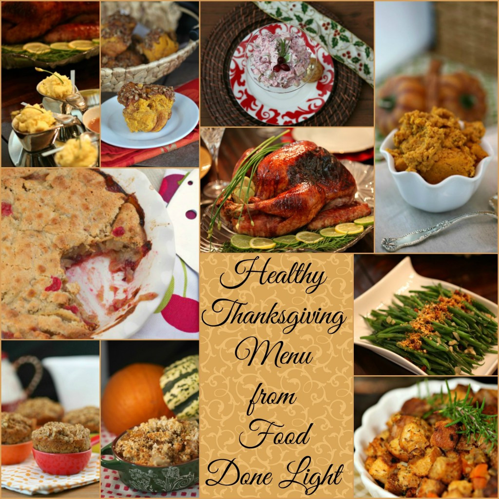 Healthy Thanksgiving Menu
 Food Done Light s Healthy Thanksgiving Menu Food Done Light