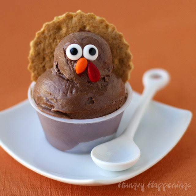 Healthy Thanksgiving Treats
 Cocoa Banana Ice Cream Turkeys Healthy Thanksgiving Dessert