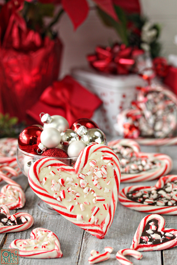 Heart Candy Christmas
 Peppermint Bark Candy Cane Hearts