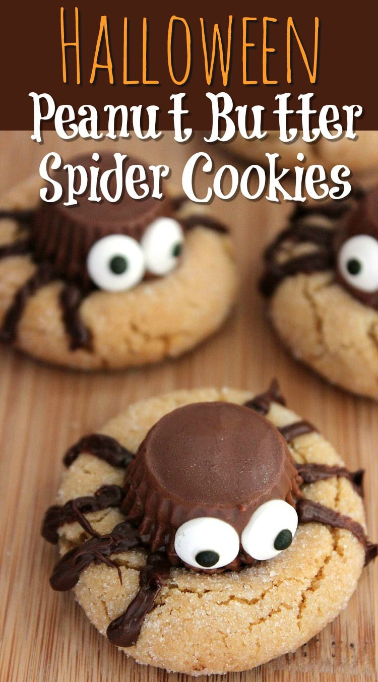 Home Made Halloween Cookies
 Halloween Peanut Butter Spider Cookies Recipe