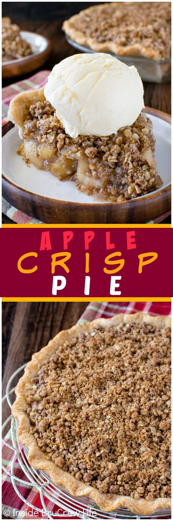 Homemade Thanksgiving Desserts
 Apple Crisp Pie