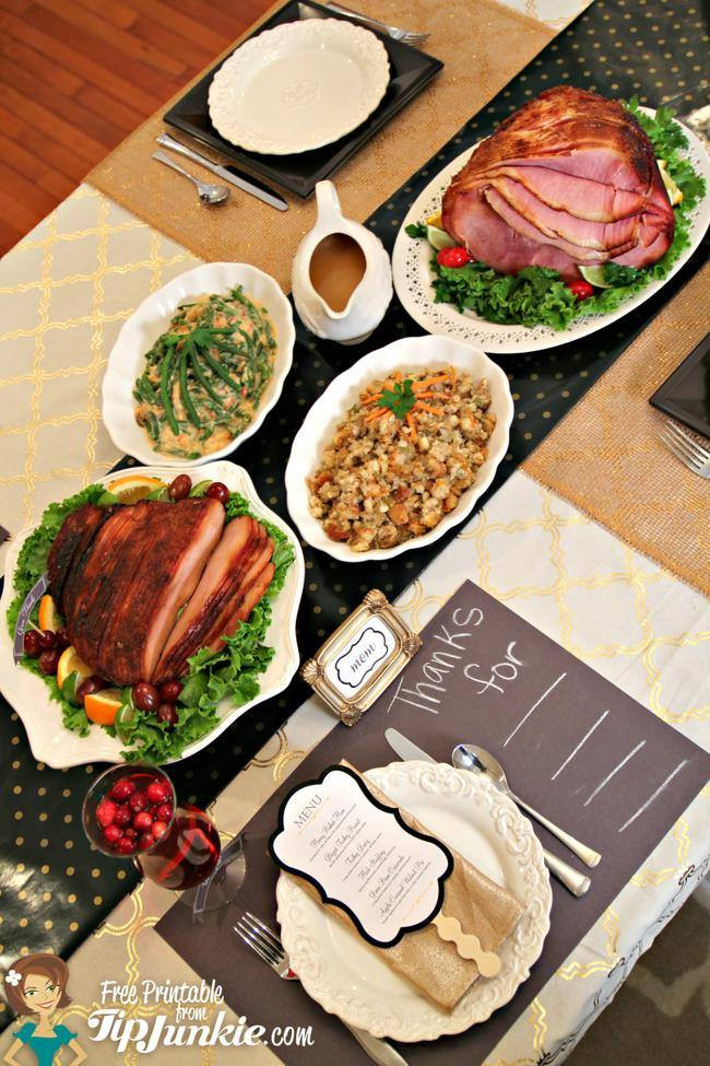 Honey Baked Ham Thanksgiving Dinner
 Enjoy Thanksgiving HoneyBaked and a $500 GIVEAWAY Tip