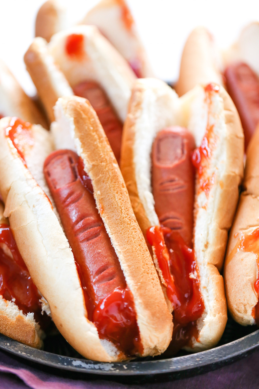 Hot Dogs Halloween
 Bloody Finger Hot Dogs for Halloween