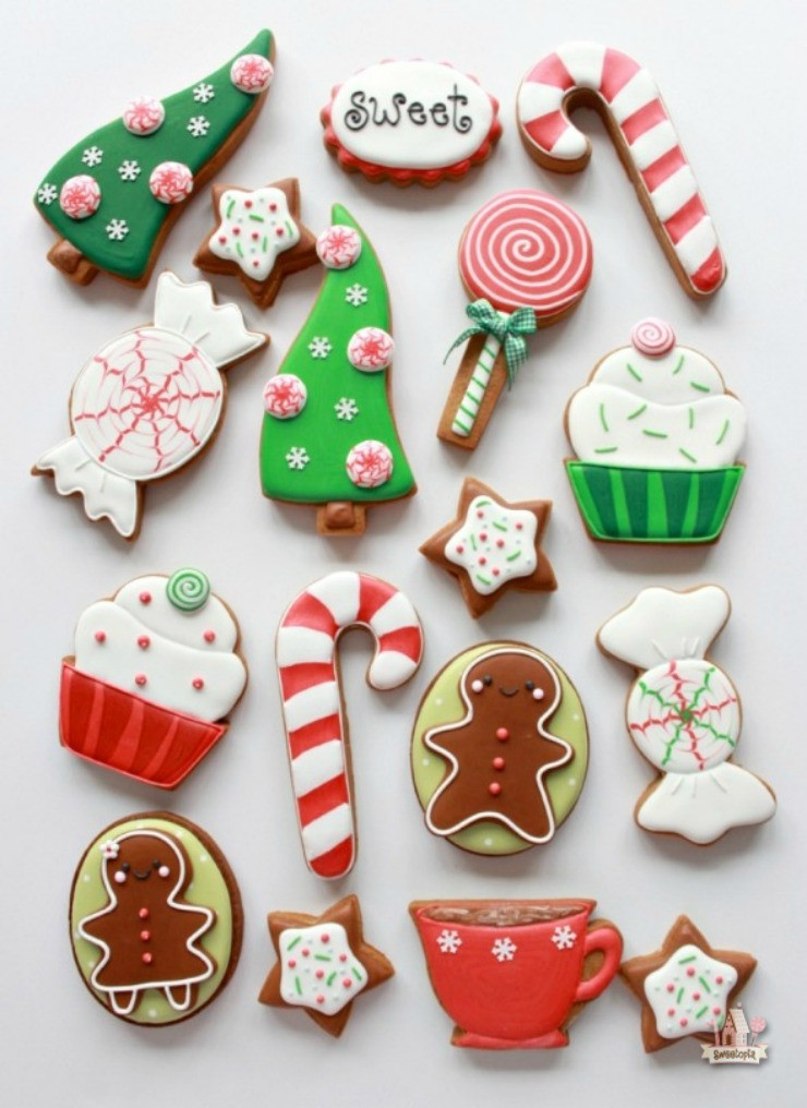Iced Christmas Cookies
 Awesome Christmas Cookies to Make You Smile
