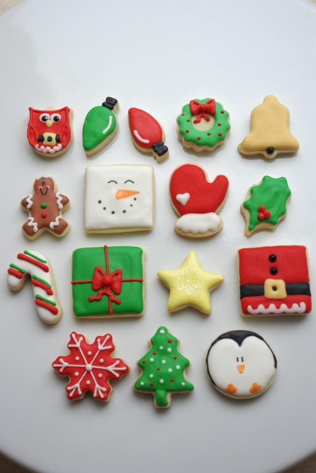 Iced Christmas Cookies
 346 best circle sugar cookies decorating ideas images on