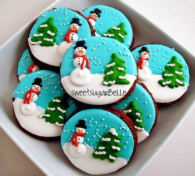 Iced Christmas Cookies
 Christmas Royal Icing Transfers