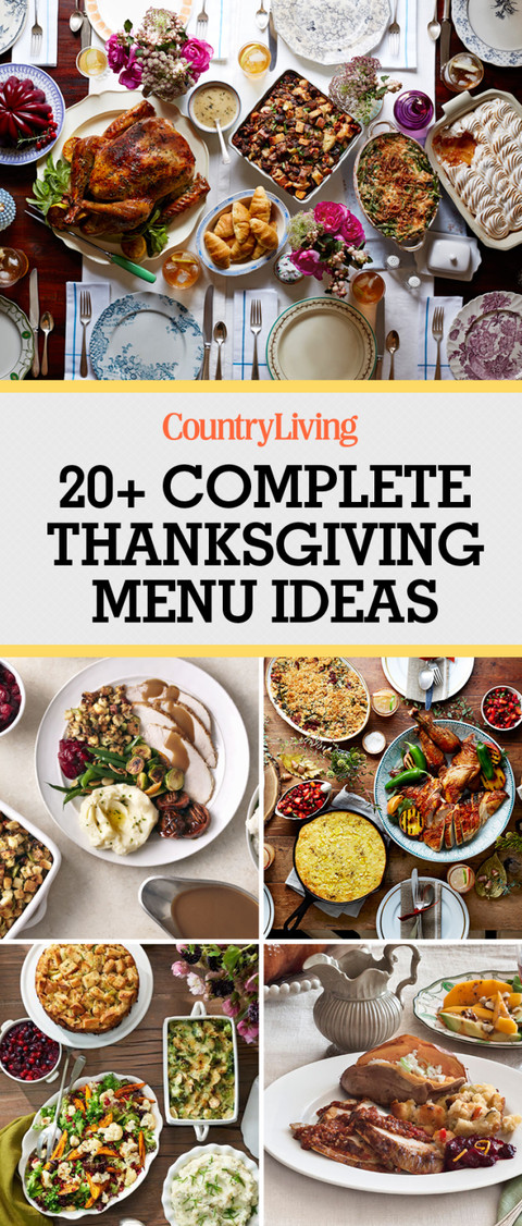 Ideas For Thanksgiving Dinner
 28 Thanksgiving Menu Ideas Thanksgiving Dinner Menu Recipes