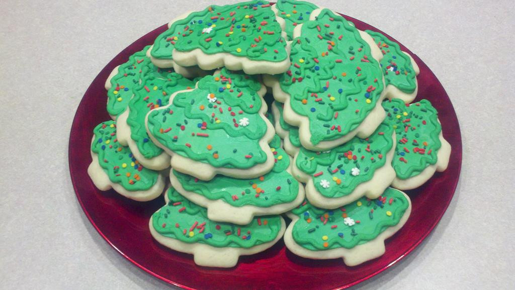 Individually Wrapped Christmas Cookies
 Christmas Tree Cookies