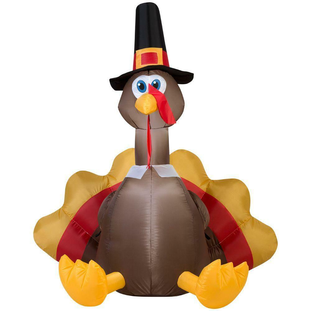 Inflatable Thanksgiving Turkey
 HALLOWEEN THANKSGIVING SITTING TURKEY PILGRIM INFLATABLE