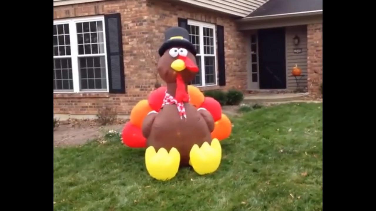 Inflatable Thanksgiving Turkey
 How to set up an Inflatable Yard Decoration Turkey