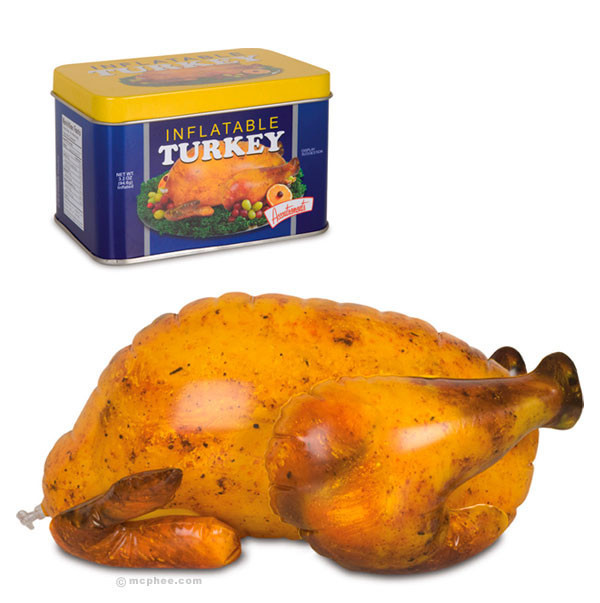 Inflatable Thanksgiving Turkey
 An Inflatable Turkey That Looks Good Enough to Eat