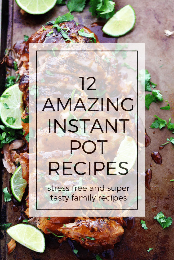 Instant Pot Fall Recipes
 Twelve Best Instant Pot Recipes for the Fall Foodness