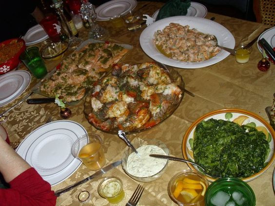 Italian Christmas Eve Dinner
 Christmas eve Italian seafood dinner