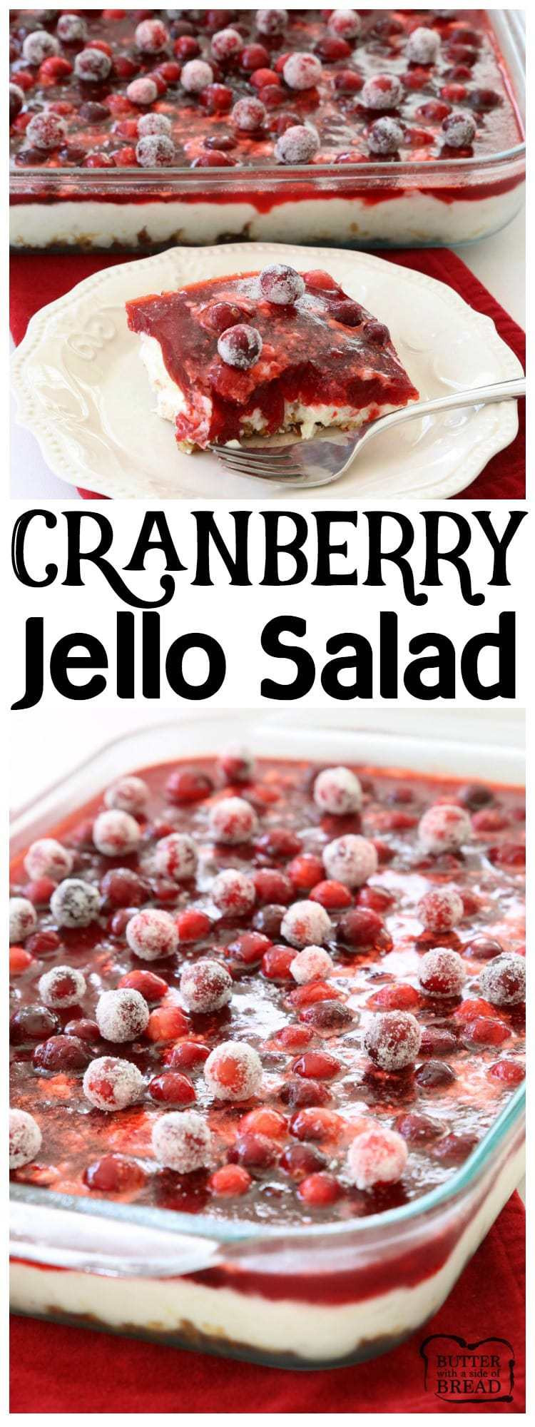 Jello Salads For Thanksgiving Dinner
 CRANBERRY JELLO SALAD Butter with a Side of Bread