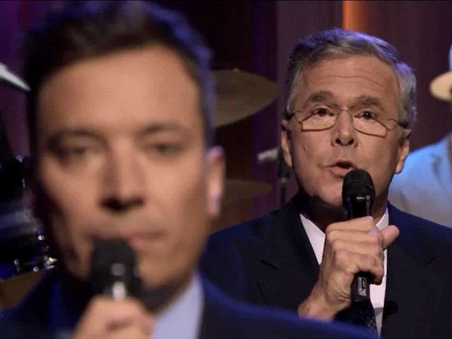 Jimmy Fallon Jeb Bush Guacamole
 Jeb Bush Slow Jams The News The Tonight Show [VIDEO