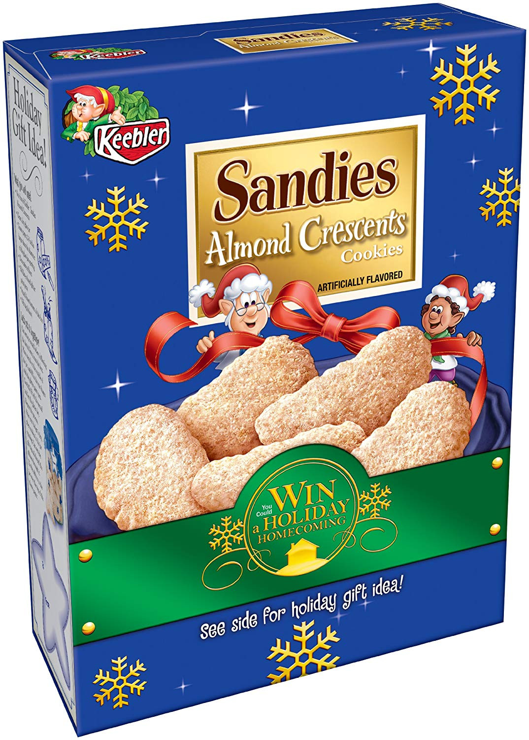 Keebler Christmas Cookies
 almond crescent cookies keebler