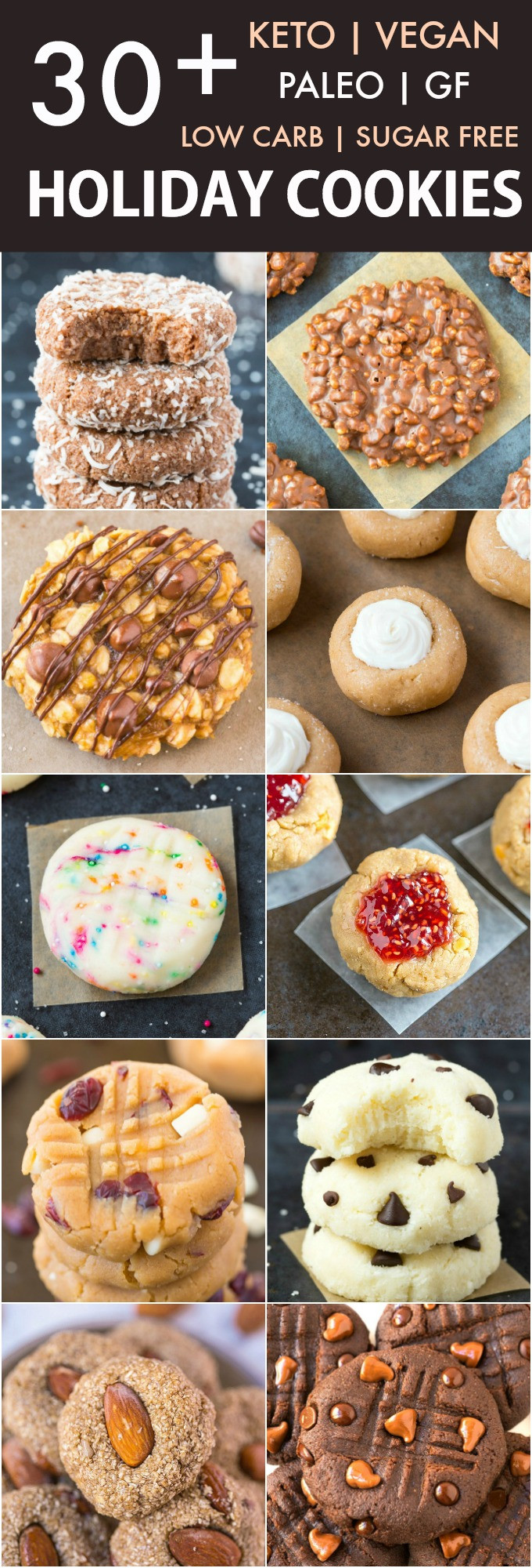 Keto Christmas Cookies
 30 Vegan Keto Holiday Cookie Recipes Paleo Low Carb