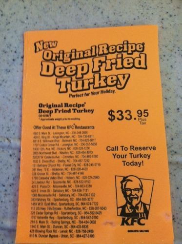 Kfc Fried Turkey For Thanksgiving
 GrubGrade