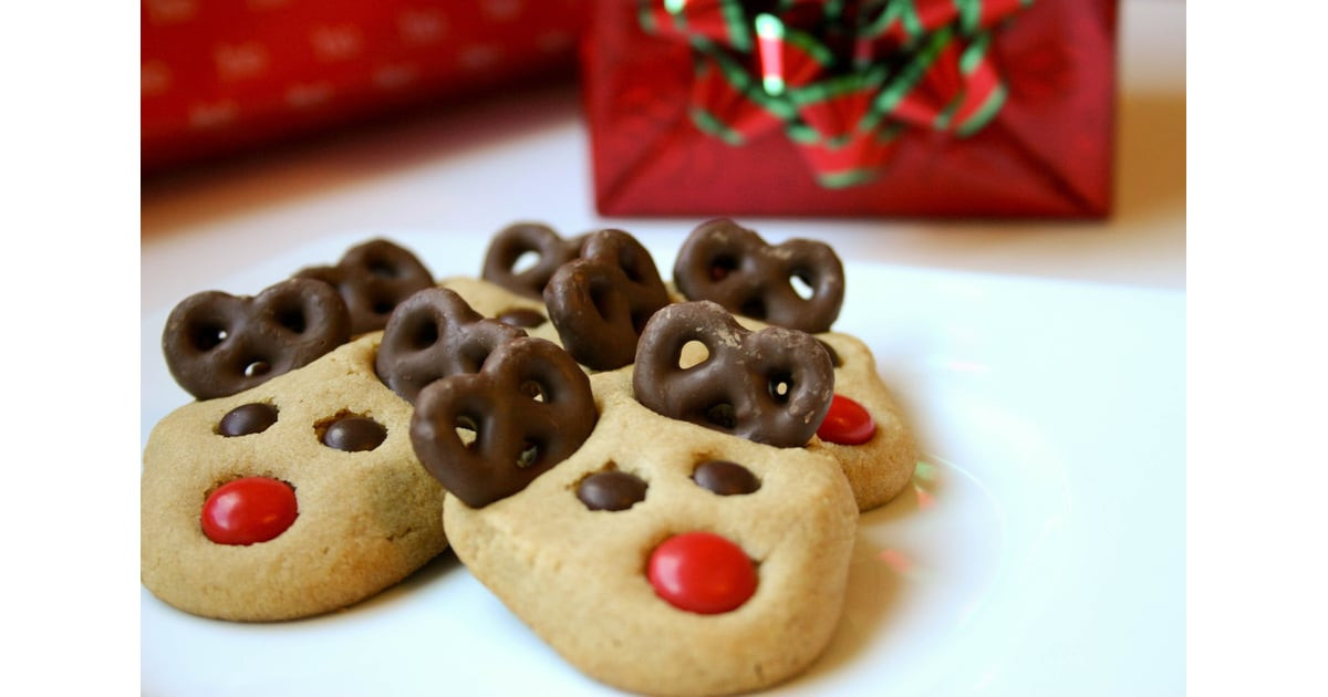 Kid Friendly Christmas Cookies
 Peanut Butter Reindeer Cookies