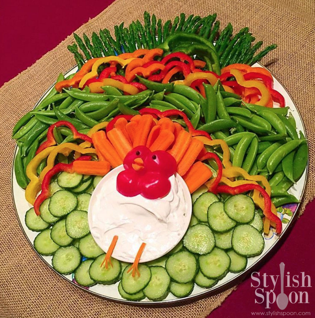 Kid Friendly Thanksgiving Appetizers
 Recipe Kid Friendly Ve arian Turkey Veggie Platter