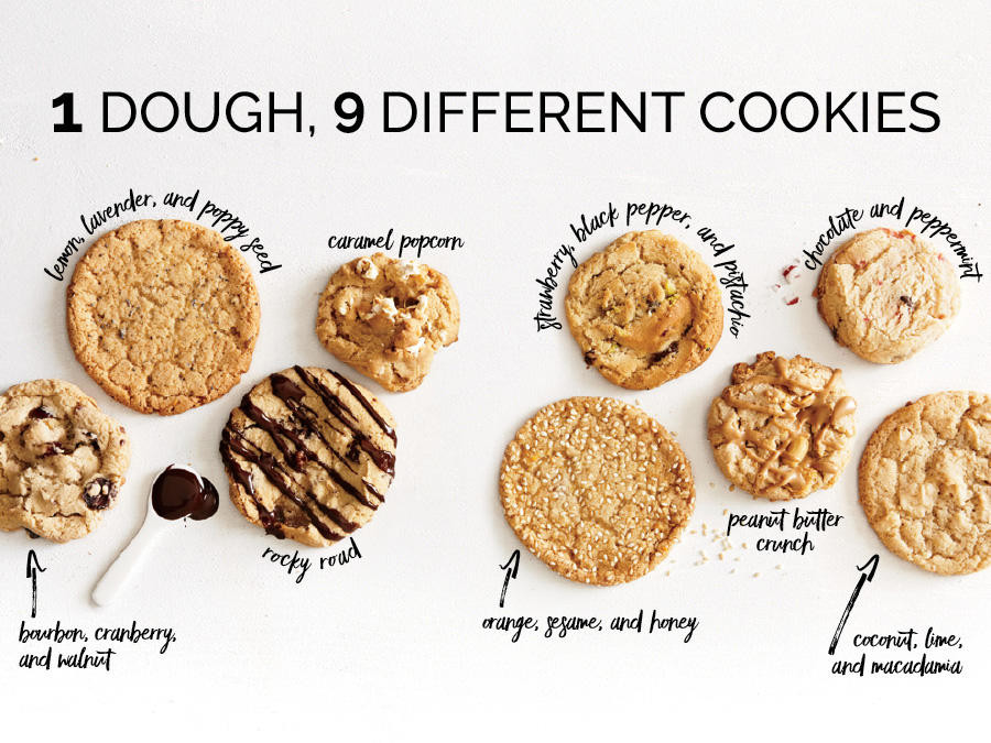 Kinds Of Christmas Cookies
 Mix Up This e Dough Bake 9 Different Cookies Cooking