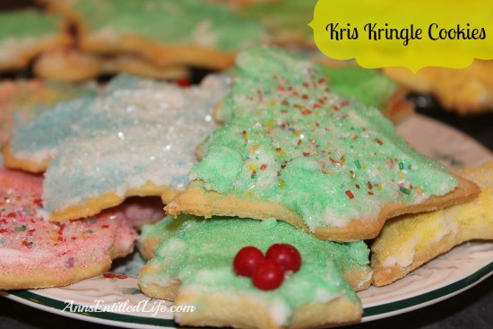Kris Kringle Christmas Cookies
 Kris Kringle Cookie and Frosting Recipe