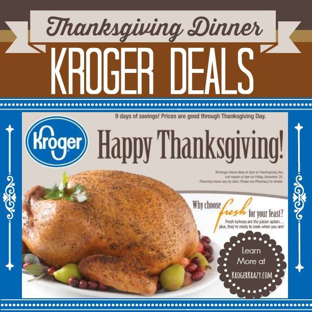 Kroger Thanksgiving Turkey
 Roundup of Thanksgiving Dinner Essentials at Kroger