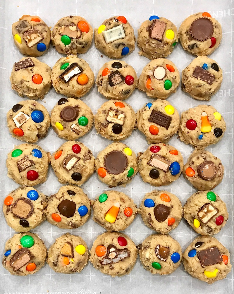 Leftover Halloween Candy Cookies
 Leftover Halloween Candy Cookie Dough