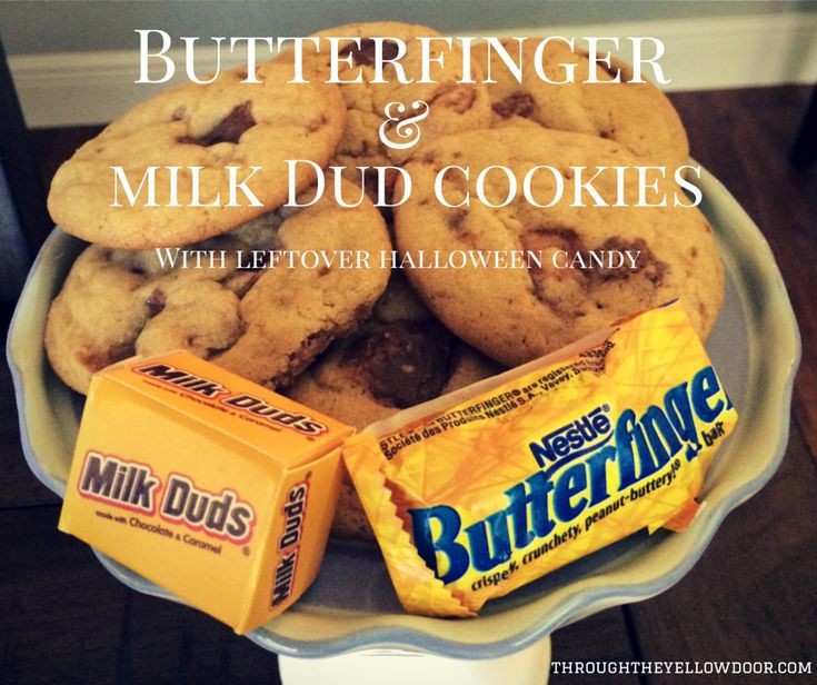 Leftover Halloween Candy Cookies
 25 best ideas about Milk duds on Pinterest