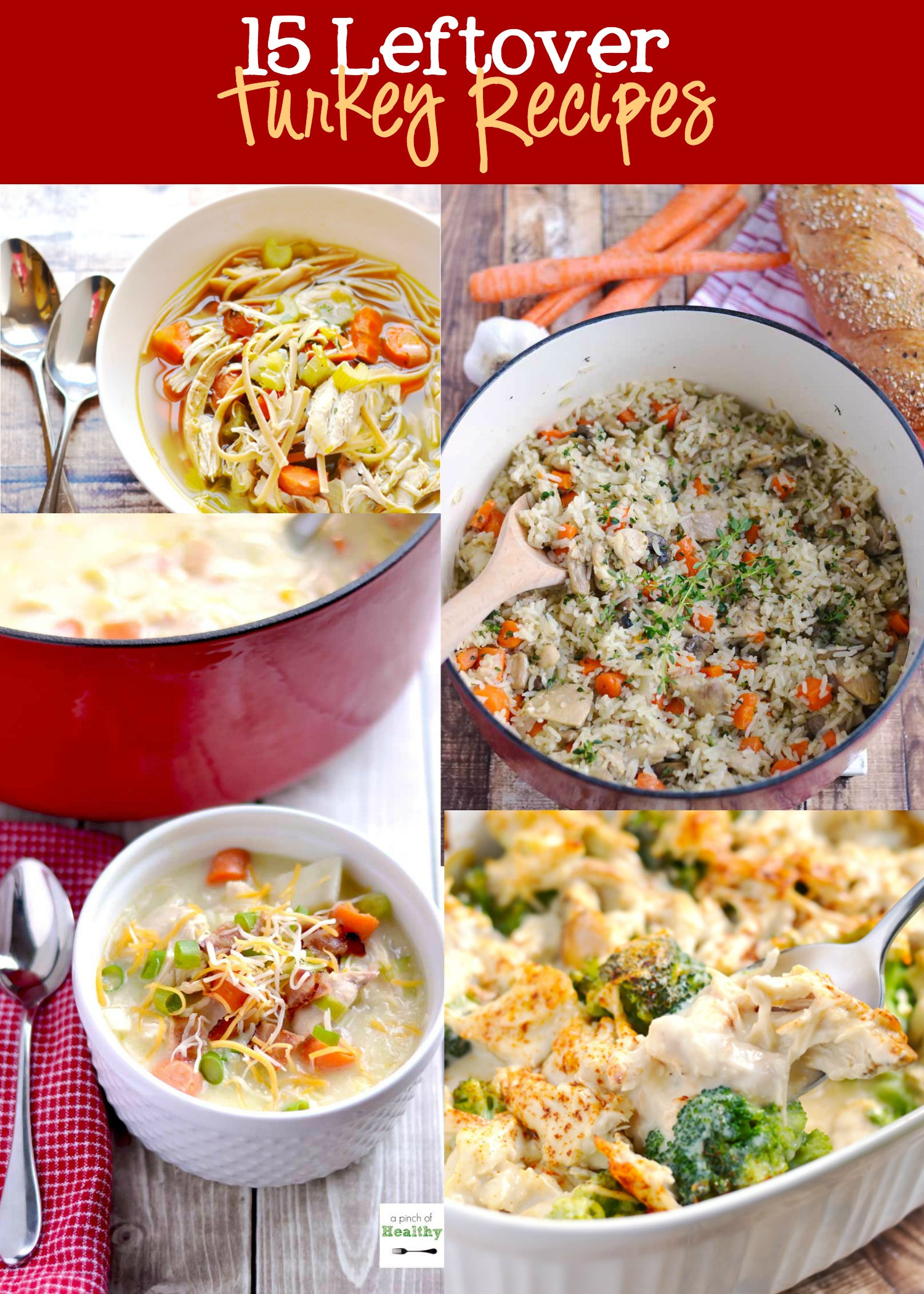 Leftover Thanksgiving Turkey
 Leftover Turkey Recipes Roundup A Pinch of Healthy