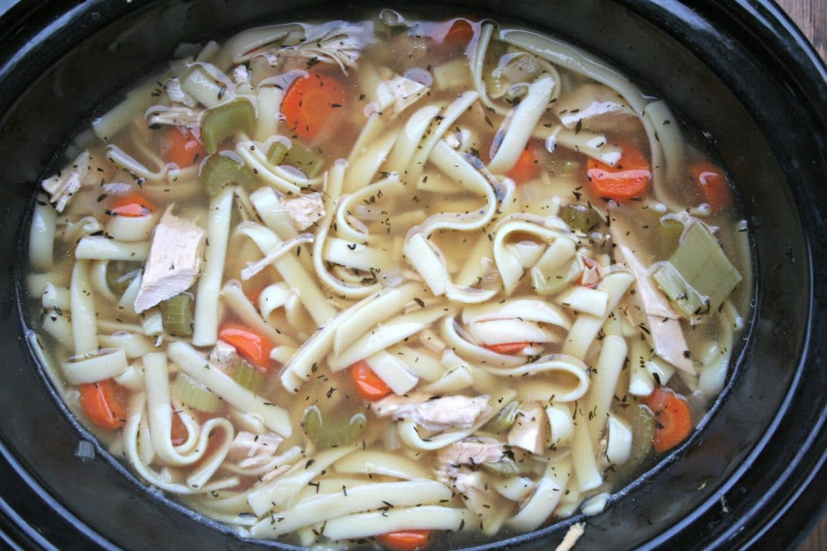Leftover Thanksgiving Turkey Soup
 Grandma s Slow Cooker Turkey Noodle Soup The Magical