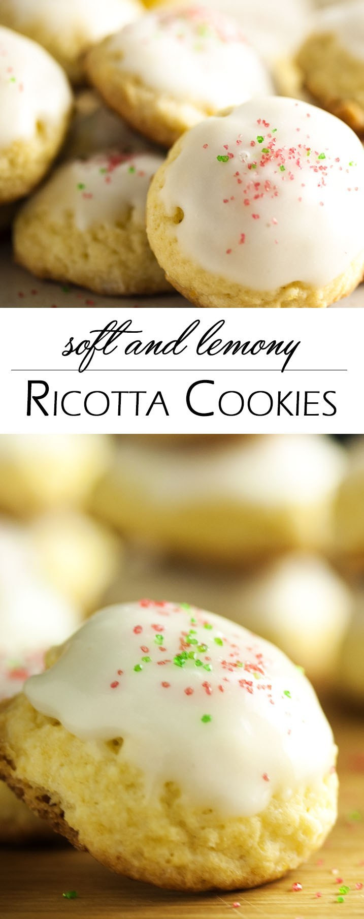 Lemon Christmas Cookies
 Soft and Lemony Ricotta Cookies Just a Little Bit of Bacon
