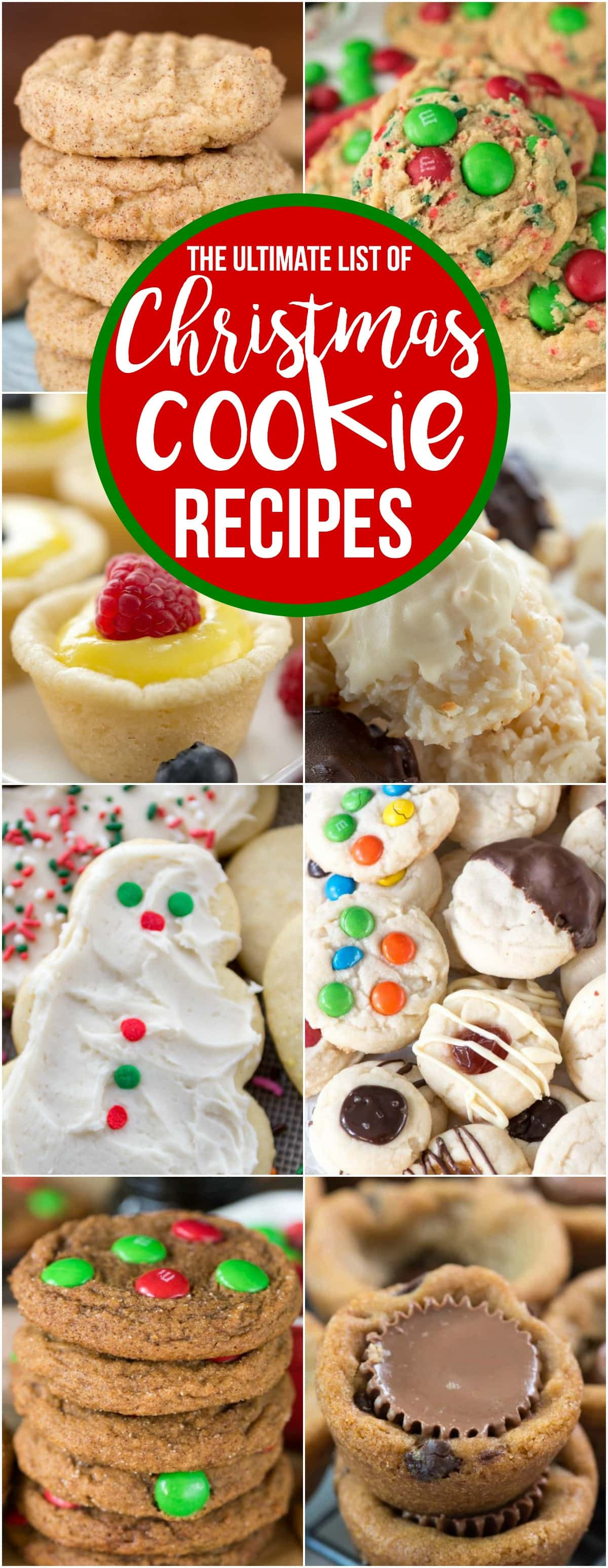 List Of Christmas Cookies
 The Ultimate List of Christmas Cookies Crazy for Crust