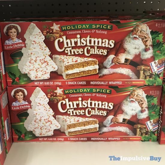 Little Debbie Christmas Cakes
 SPOTTED ON SHELVES Little Debbie Holiday Spice Christmas