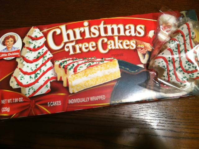 Little Debbie Christmas Cakes
 Pineapple Pete 1st Day of Christmas