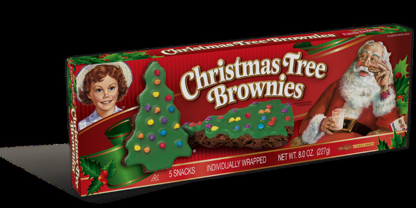 Little Debbie Christmas Tree Brownies
 Christmas Tree Brownies