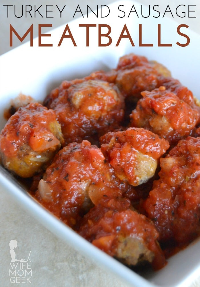 Low Carb Thanksgiving Appetizers
 Turkey and Sausage Meatballs Low Carb Appetizer