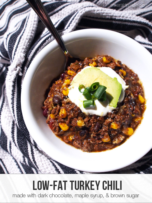 Low Fat Thanksgiving Recipes
 Low Fat Turkey Chili Recipe With Chocolate
