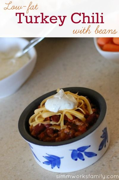 Low Fat Thanksgiving Recipes
 Low Fat Turkey Chili with Beans Recipe